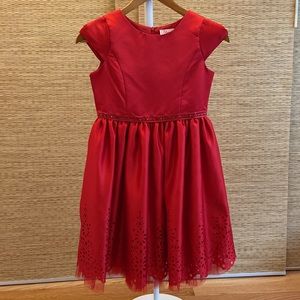(LIKE NEW) Girls Dress, formal red